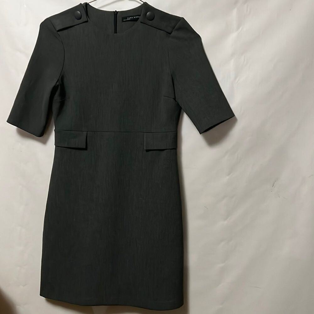 ZARA WOMAN GRAY DRESS SIZE XS